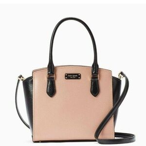 Kate Spade Blush and Black Satchel